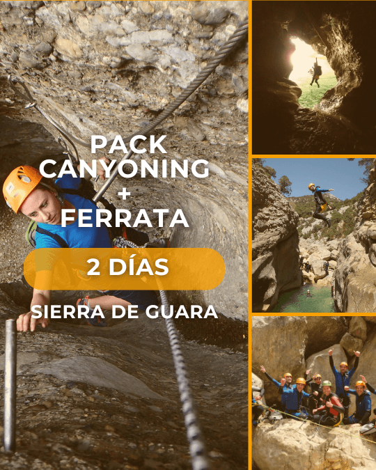 PACK DUO - BARRANCO CLÁSICO + FERRATA (2 DÍAS)