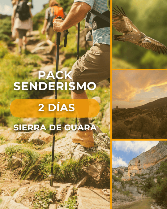 PACK NATURALEZA GUARA - SENDERISMO (2 DÍAS)
